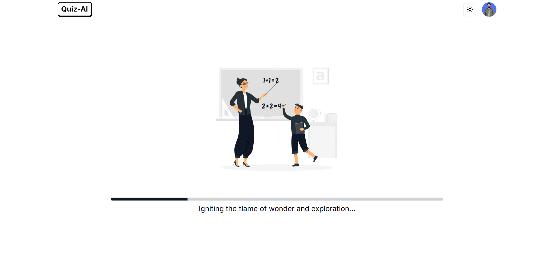 AI Quiz Platform screenshot 2