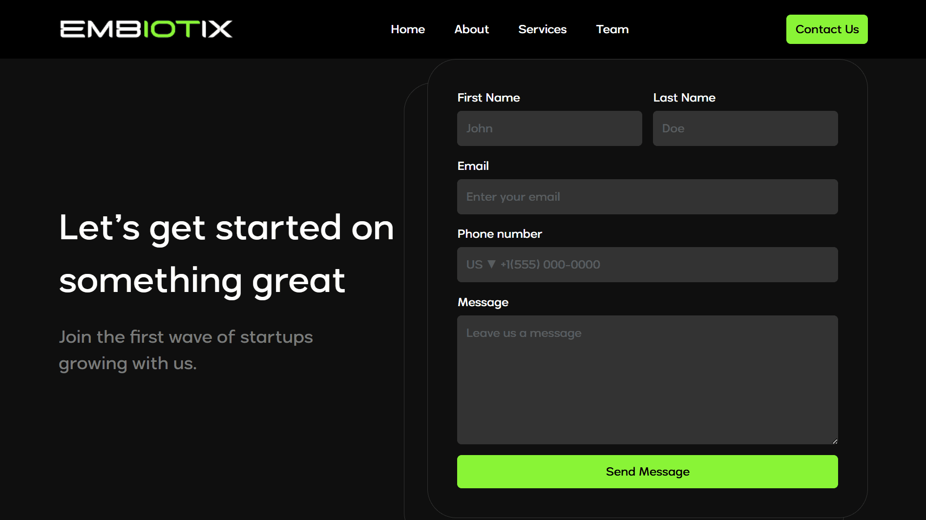 Embiotix screenshot 1