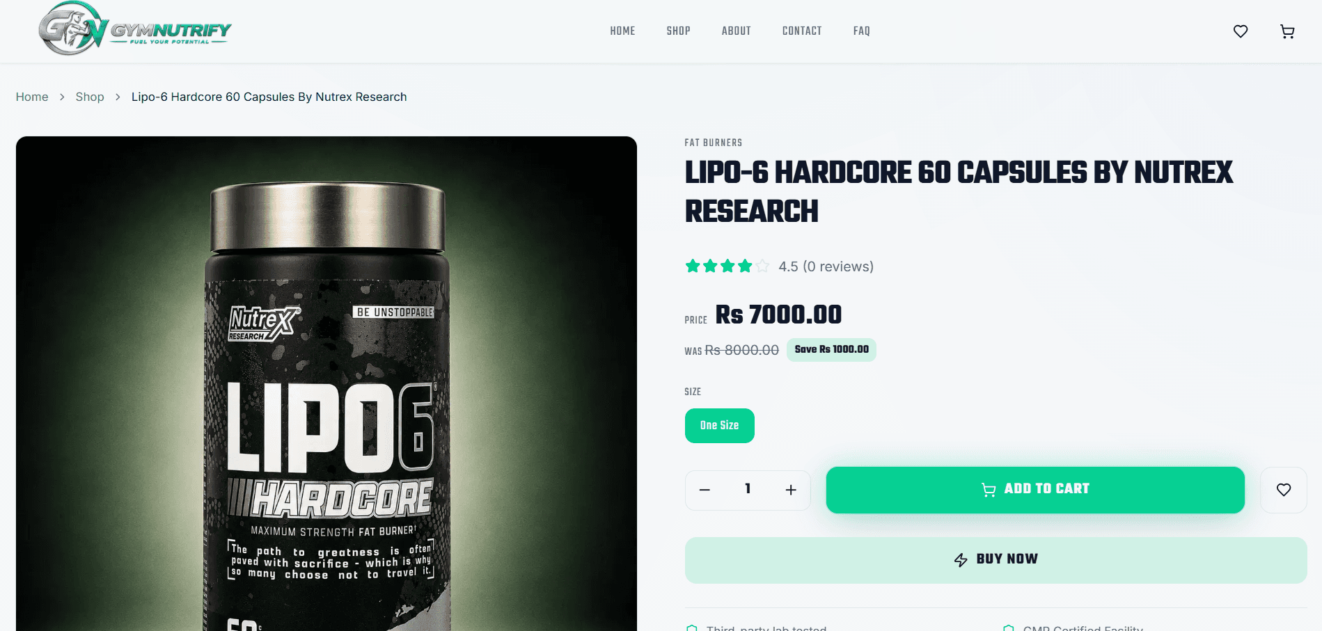 GymNutrify screenshot 2