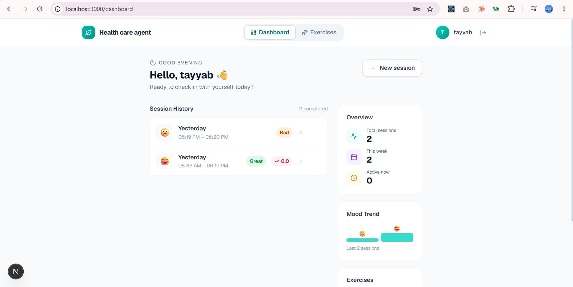 AI Mental Health & Mood Companion
