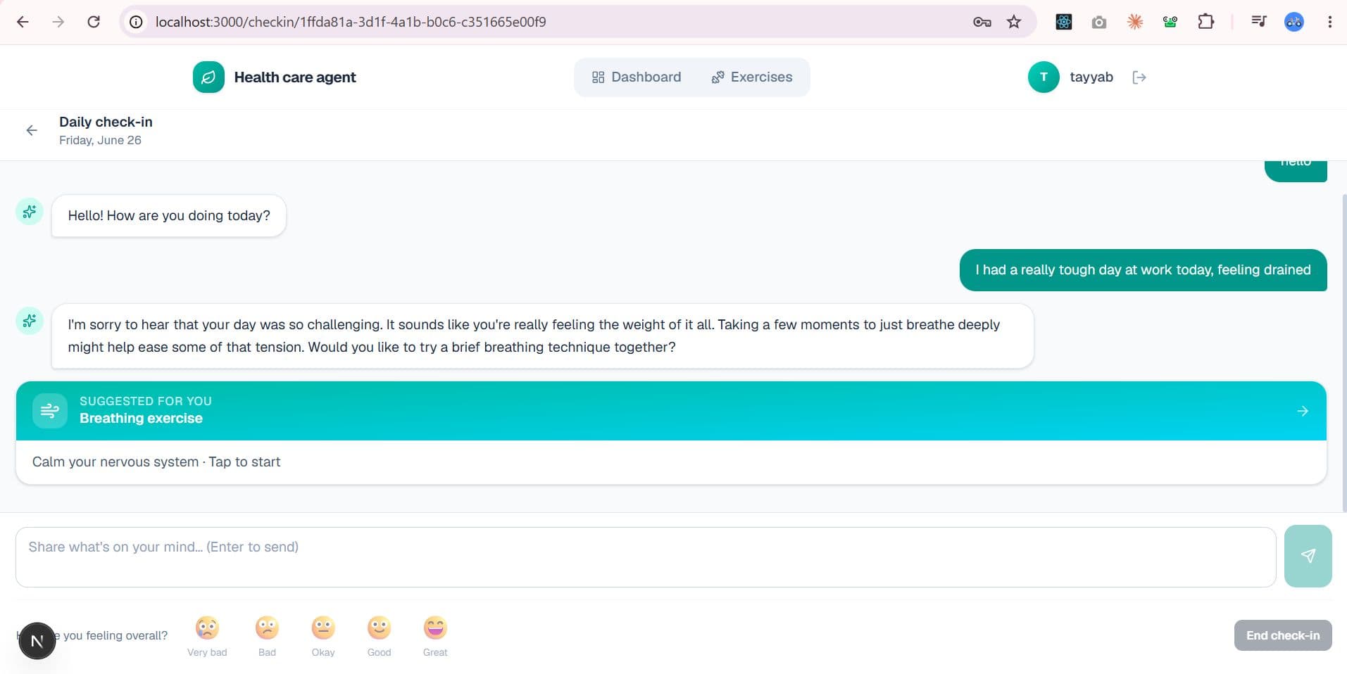 AI Mental Health & Mood Companion screenshot 4