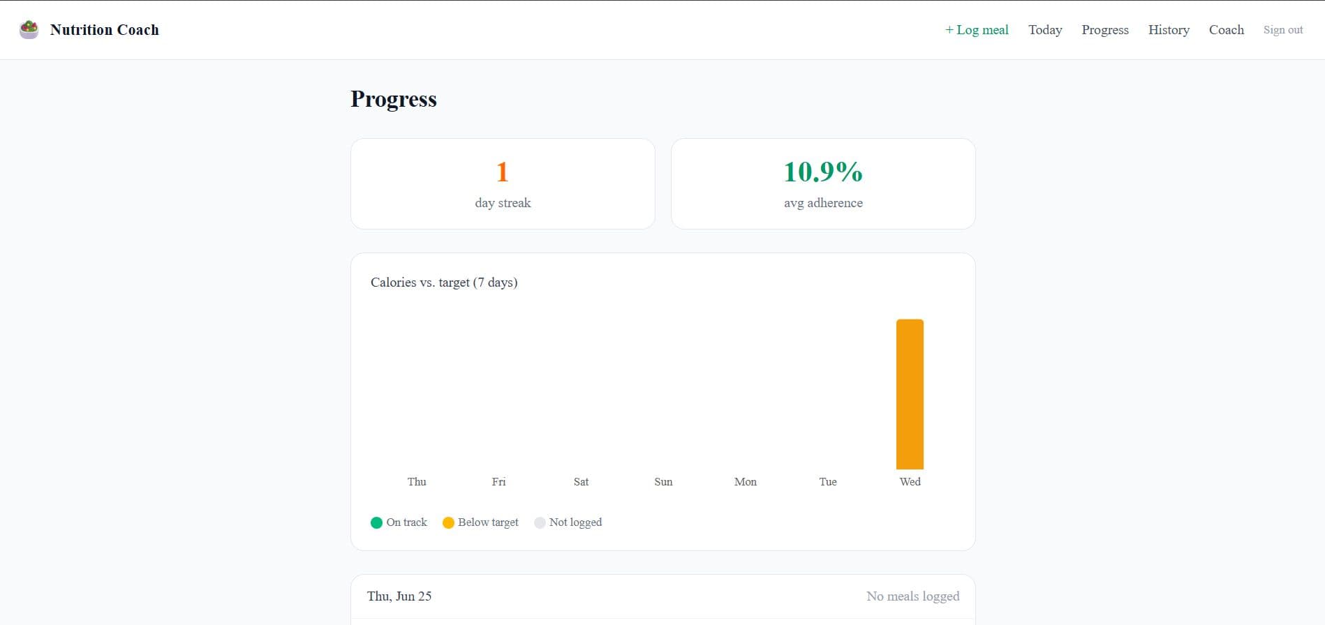 AI Nutrition Coach screenshot 4