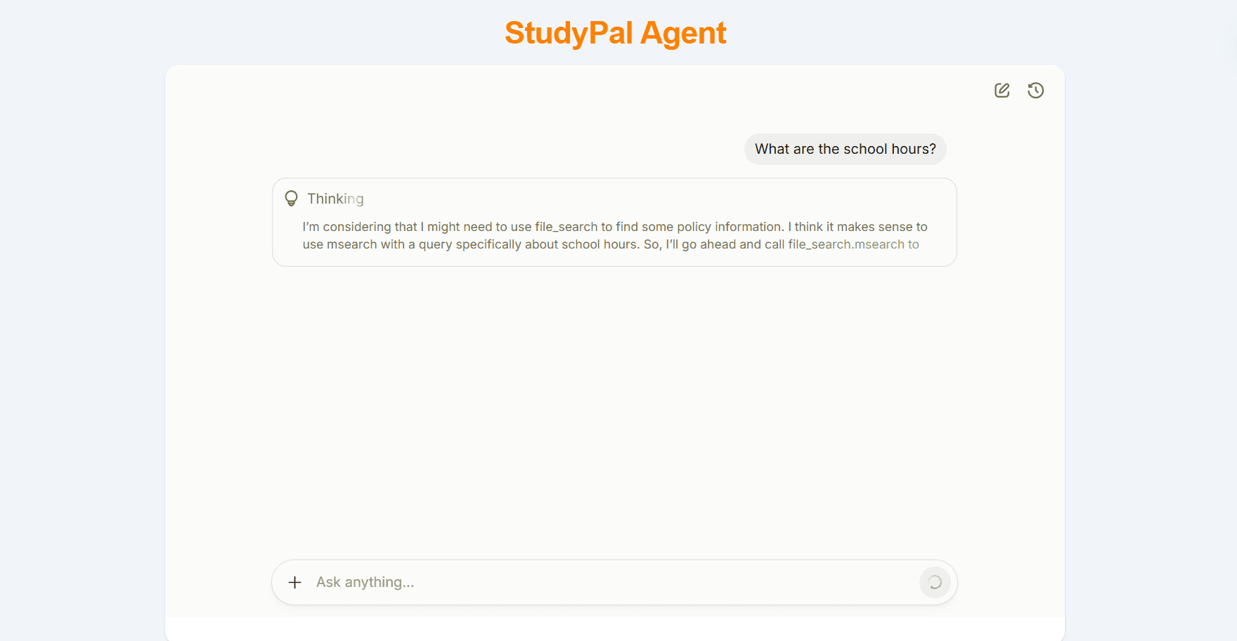 StudyPal Agent screenshot 1